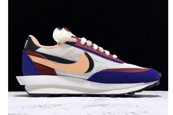 LD White sacai Nike BV0073-700 Blue Waffle 0819